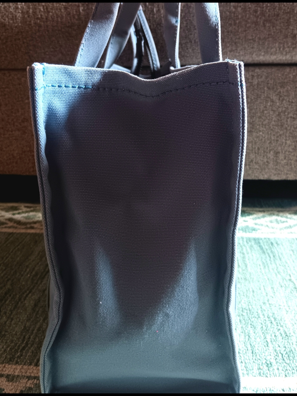 Marc Jacobs Blue Large Canvas "The Tote Bag" - Picture 4 of 6